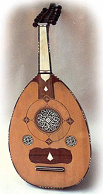 Ivory decorated oud